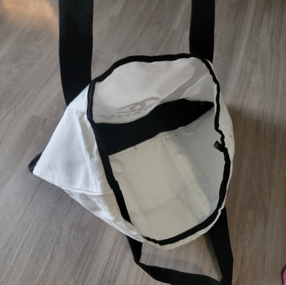 Last One! Stylish White And Black Tote Shoulder Bag